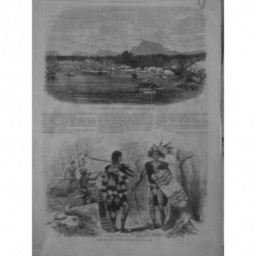 1865 UI FAUBOURG MALAIS SARAWAK  INDIGENES BORNEO