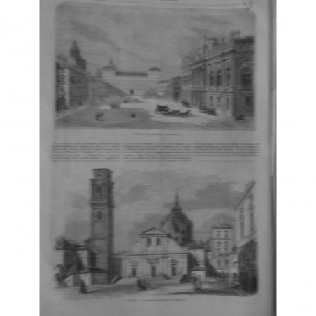 1865 UI  TURIN PALAIS ROYAL CATHEDRALE SAINT JEAN