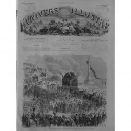 1865 UI FUNERAILLES LEOPOLD 1er ROI BELGES