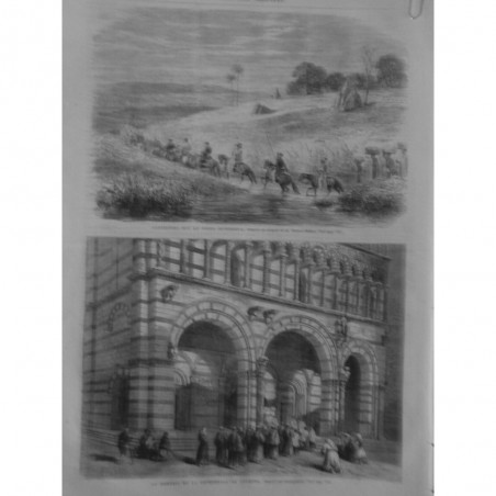 1865 UI EXPEDITION NIGER SUPERIEUR  PORTAIL CATHEDRALE LUCQUES