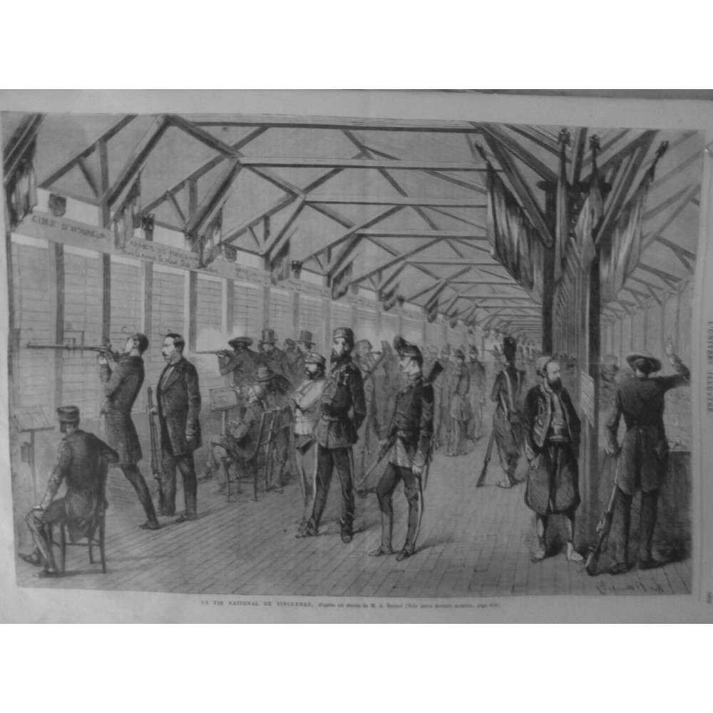 1865 UI  TIR NATIONAL VINCENNES