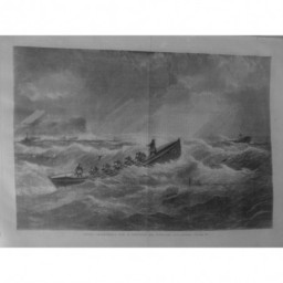 1865 UI  BATEAU INSUBMERSIBLE SAUVETAGE NAUFRAGES