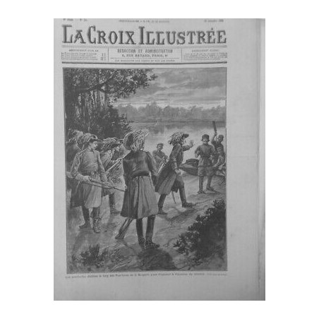 1905 BULGARIE SENTINELLES FRONTIERES EMPECHER INVASION CHOLERA