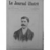 1892 JOURNALISTE AMERICAN TANHOPE INOCULER VIRUS ANTICHOLERIQUE DESSIN MEYER