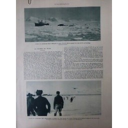 1926 EXPLORATEURS POLE NORD SUD RAID COMMANDANT BYRD SPITZBERG