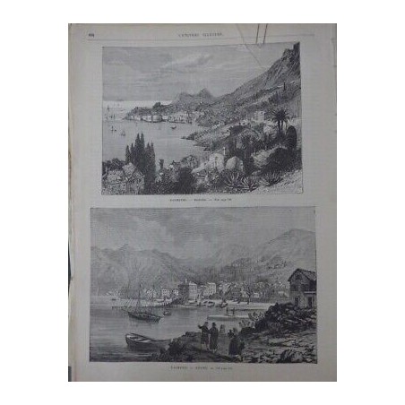 1861 1878 DALMATIE RAGUSE RISANO 3 JOURNAUX