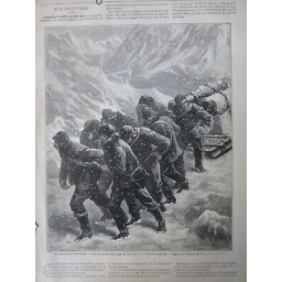 1876 EXPLORATEURS POLE NORD SUD EXPEDITION ANGLAISE CAPITAINE NARIS