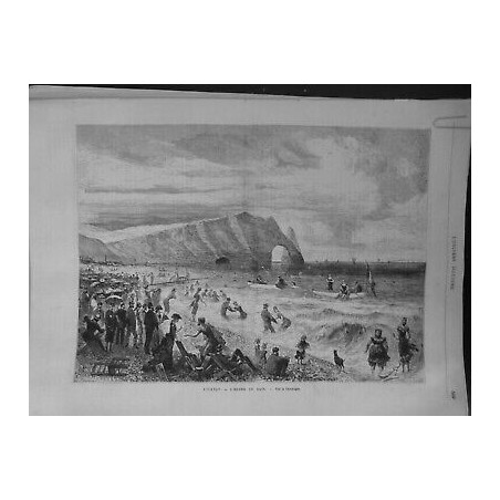 1862 1877 PECHE ISLANDE ETRETAT VILLERS 2 JOURNAUX