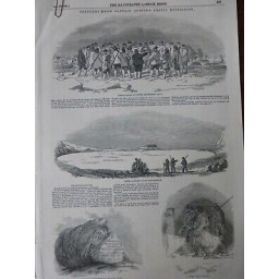 1851 EXPLORATEUR POLE NORD SUD EXPEDITION SIR JOHN FRANKLIN CAPITAINE AUSTIN