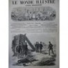 1870 ESPAGNE DUEL DUC MONTPENSIER DUC SEVILLE DESSIN F LIX