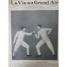 1907 VGA ESCRIME DUEL MATCH FRANCO BELGE ROSSIGNOL DE SMEDT