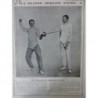 1905 VGA ESCRIME VAINQUEURS CHAMPIONNAT INDIVIDUEL GAUDIN ROM