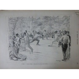 1882 MI ESCRIME DUEL ELYSEE MATINEE ARMES SERRE PALAIS