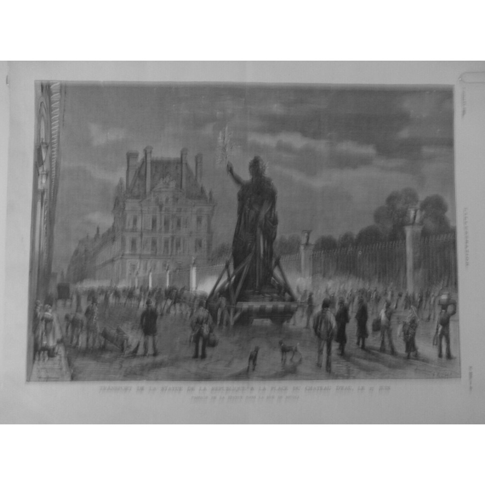 1883 I TRANSPORT STATUE REPUBLIQUE