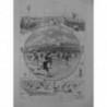 1884 I PARIS INAUGURATION CHAMP COURSES PIED VELOCIPEDES