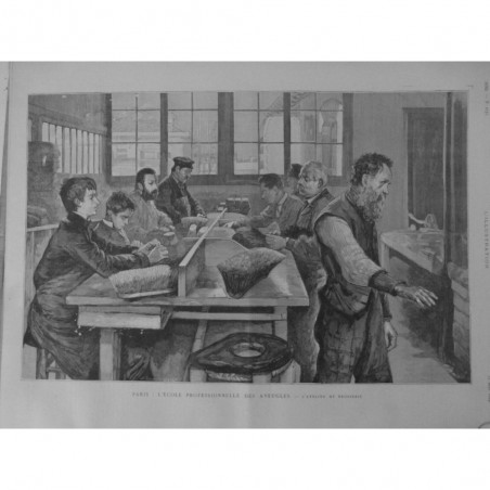 1884 I ECOLE PROFESSIONNELLE AVEUGLES