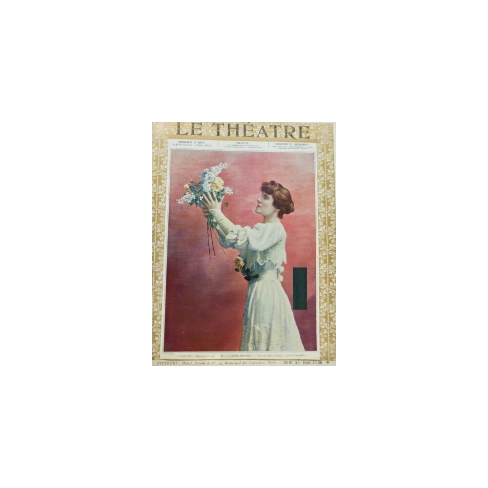 1905 THEATRE SUZANNE DESPRES MLLE GRANDJEAN JEANNE LION SIGNORET MOSNIER SYLVIE