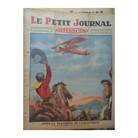 1930 PJ TRAVERSEE ATLANTIQUE AVION COSTES BELLONTE SURVOLE CONTINENT AMERICAIN