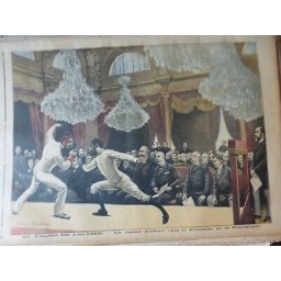 1895 PJ ESCRIME PALAIS ELYSEE ASSAUT ARMES PRESIDENT REPUBLIQUE