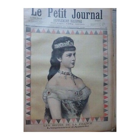 1896 PJ HOTES FRANCE IMPERATRICE AUTRICHE