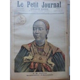 1896 PJ S.M. TAITOU IMPERATRICE ABYSSINIE