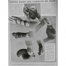 1911 VAGA BOXE COMBAT TRUQUAGE GANTS POINGS