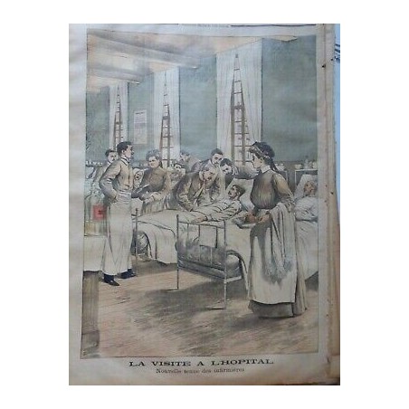 1903 PJ VISITE HOPITAL NOUVELLE TENUE INFIRMIERES