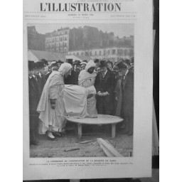 1922 MONDE MUSULMAN CEREMONIE ORIENTATION MOSQUEE PARIS ABABOU ASTRONOME FEZ