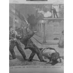 1892 HOMME MONTPELLIER BANDIT 2 JOURNAUX