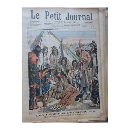 1904 PJ  DERNIERS PEAUX ROUGES MORT JOSEPH GRAND CHEF NEZ PERCES