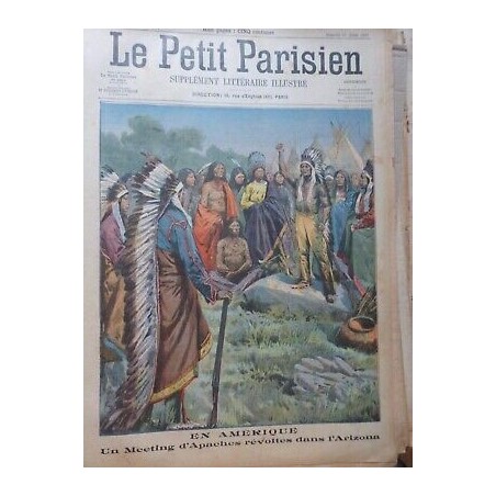 1907 PP AMERIQUE MEETING APACHES REVOLTES ARIZONA