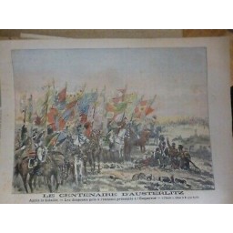 1905 NAPOLEON BONAPARTE CENTENAIRE AUSTERLITZ EPOPEE TABLEAU JULES RUFFET