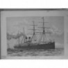 1886 PAQUEBOT COMPAGNIE TRANSATLANTIQUE HAVRE NEW-YORK