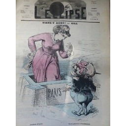 1870 ECLIPSE PRUSSE ALLEMAGNE JUDIH PARIS HOLOPHERNE GUILLAUME