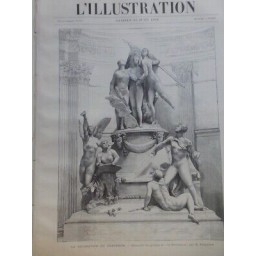 1891 I PANTHEON DECORATION STATUES REVOLUTION FALGUIERE