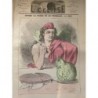 1871 ECLIPSE MARIANNE ENTRE POIRE FROMAGE DESSIN GILL