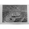 1875 BATEAU SUEDOIS LE BAGER INCENDIE LIGNE LUBECK COPENHAGUE