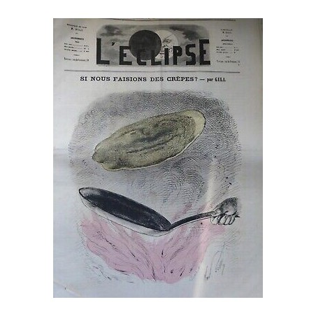 1868 ECLIPSE CREPES DESSIN GILL