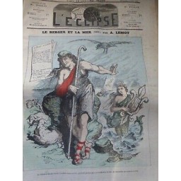 1872 ECLIPSE BERGER MER DESSIN A.LEMOT