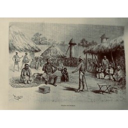 1886 TDM VOYAGE LACS AFRIQUE EQUATORIALE RECEPTION KETIMKURU