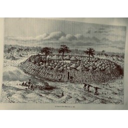 1886 TDM VOYAGE LACS AFRIQUE EQUATORIALE BOMA MERE MERE