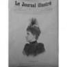 1891 MADAME MELBA OPERA AUTRALIENNE DESSIN MEYER GRAVURE NAVELLIER