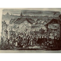 1862 TDM VOYAGE SHANG HAI MOSCOU FOIRE NOV GOROD DESSIN VAUMORT