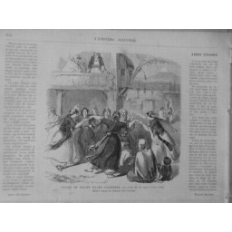 1868 RONDE JEUNES FILLES SYRIENNES BAIE ANTIOCHE