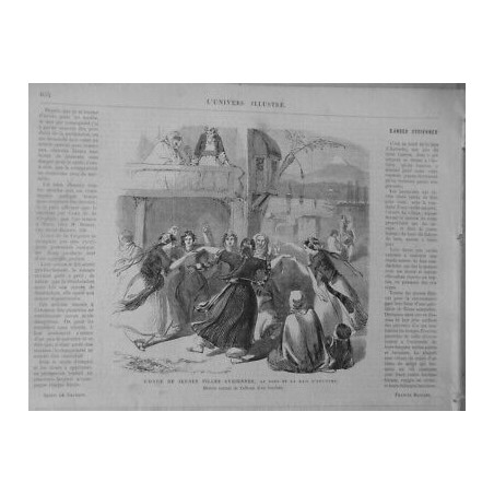 1868 RONDE JEUNES FILLES SYRIENNES BAIE ANTIOCHE