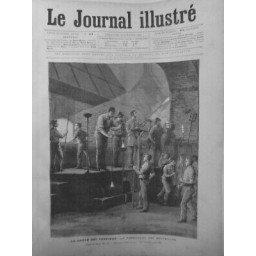 1891 GREVE VERRIERS FABRICATION BOUTEILLES DESSIN MEYER GRAVURE MEAULLE