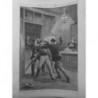 1891 CRIME MONTMARTRE ASSASSINAT DACHEUX PEZON BAR DESSIN MEYER GRAVURE MEAULLE