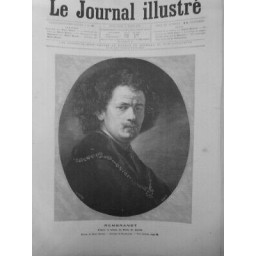 1890 REMBRANDT MUSEE LOUVRE DESSI PEINTRE N MEYER GRAVURE MEAULLE