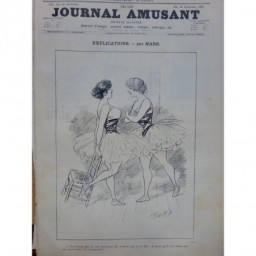 1897 JA DANSEUSE DANSE TUTU COLLANT CHAUSSON POINTE COIFFURE