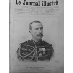 1890 CAPITAINE BINGER EXPLORATEUR NIGER DESSIN MEYER GRAVURE NAVELLIER